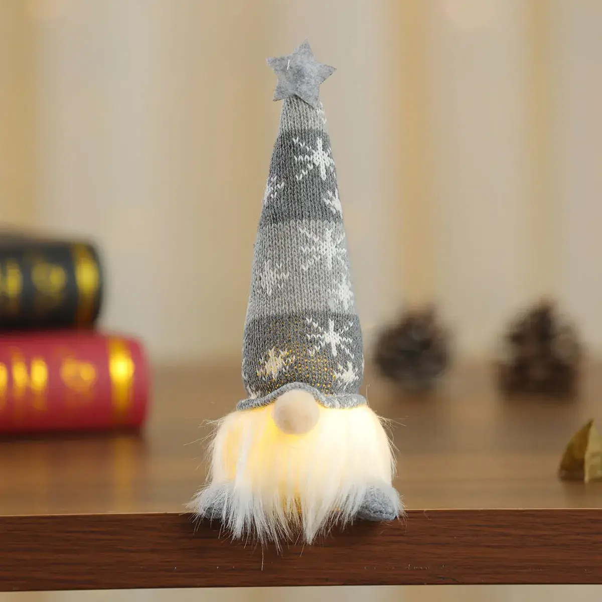 Christmas Knitted Snowflake Hat Dolls Set of 6 — feature 14