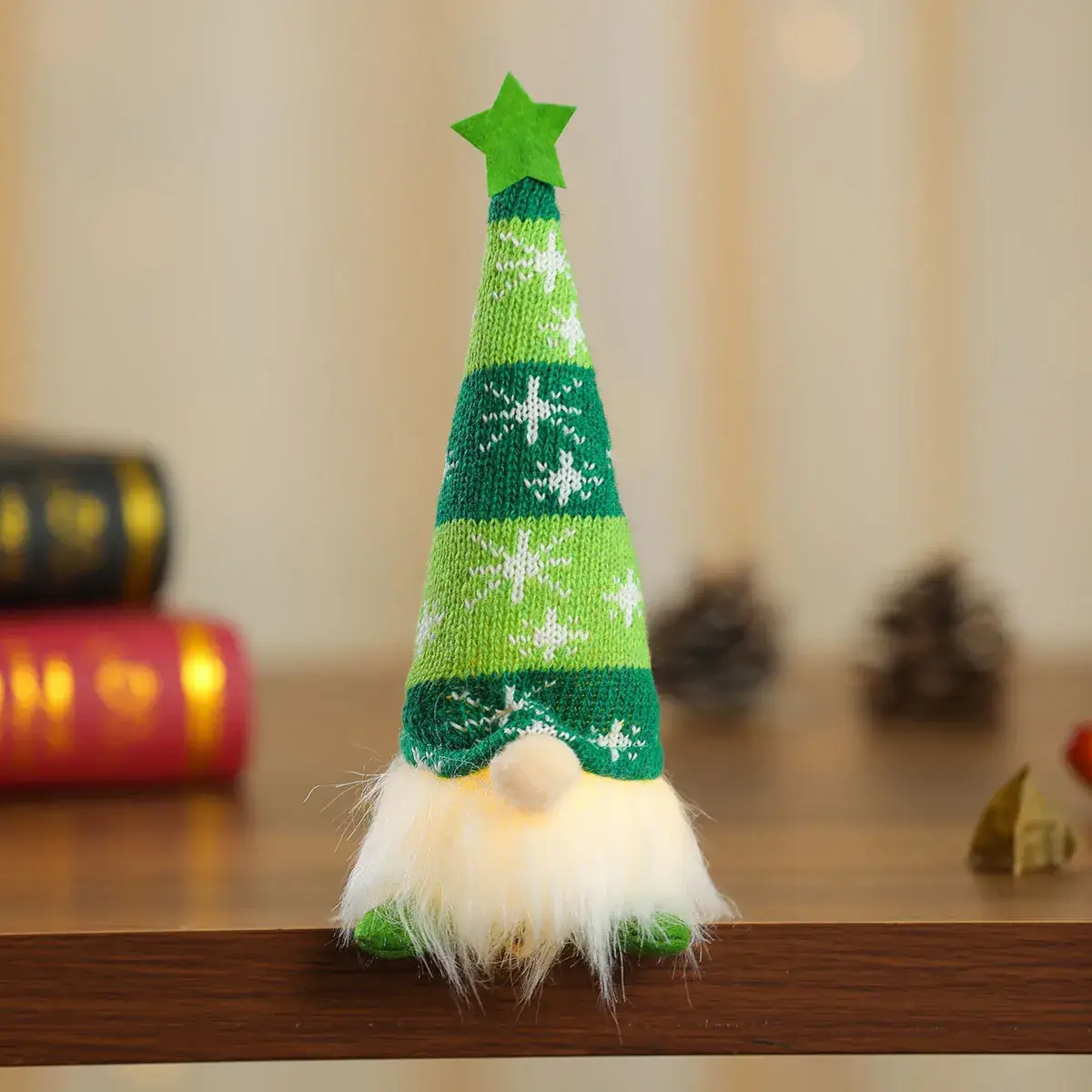 Christmas Knitted Snowflake Hat Dolls Set of 6 — feature 15