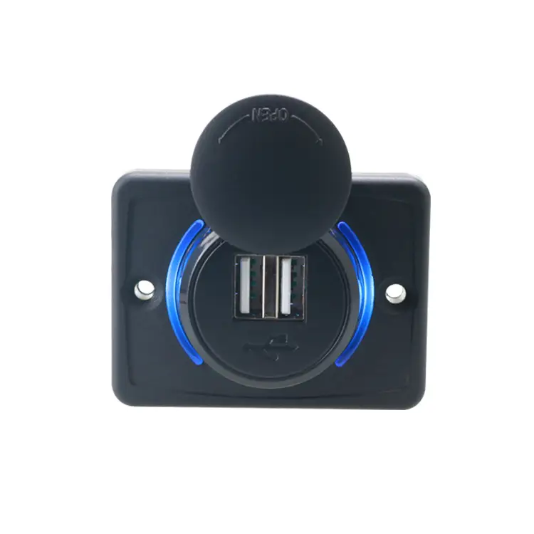 USB Charger with LED Aperture 3.1A Automotive Use - Image 2