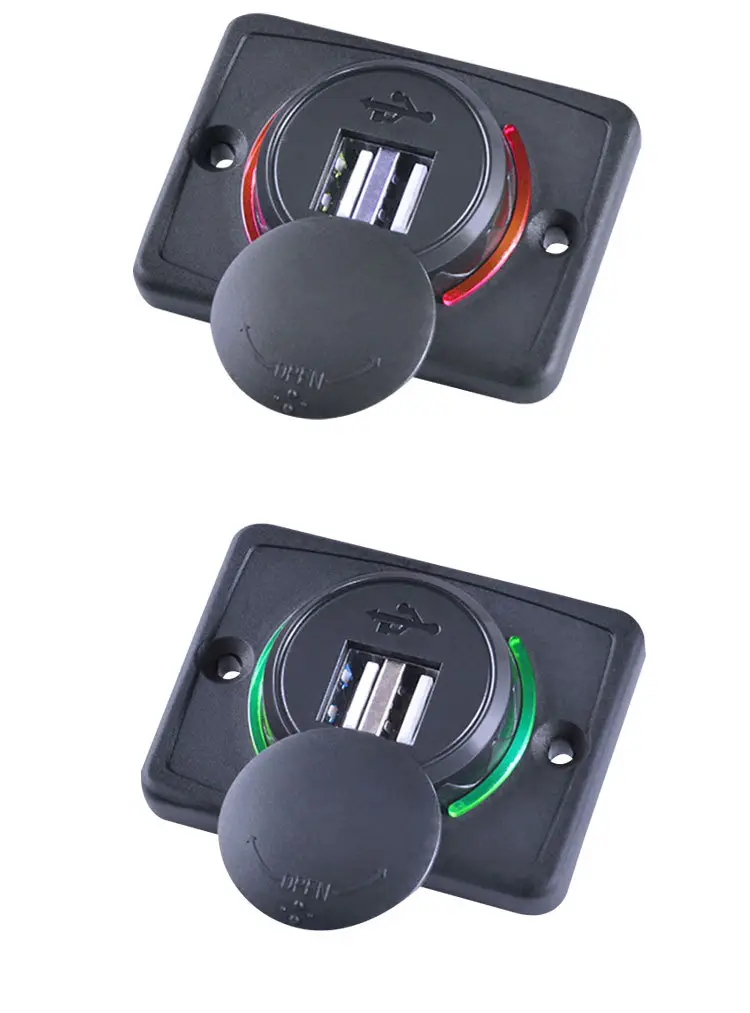 USB Charger with LED Aperture 3.1A Automotive Use — feature 14