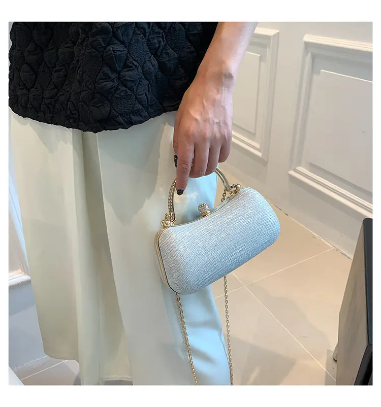 Women's Black Sparkle Shoulder Bag 2024 Spring Summer — feature 16