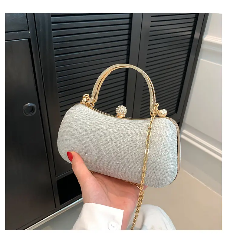 Women's Black Sparkle Shoulder Bag 2024 Spring Summer — feature 24