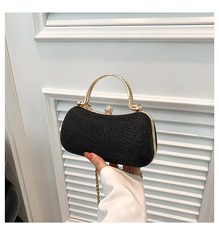 Women's Black Sparkle Shoulder Bag 2024 Spring Summer — feature 26