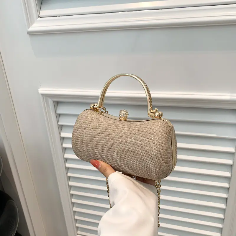 Women's Black Sparkle Shoulder Bag 2024 Spring Summer - Image 2