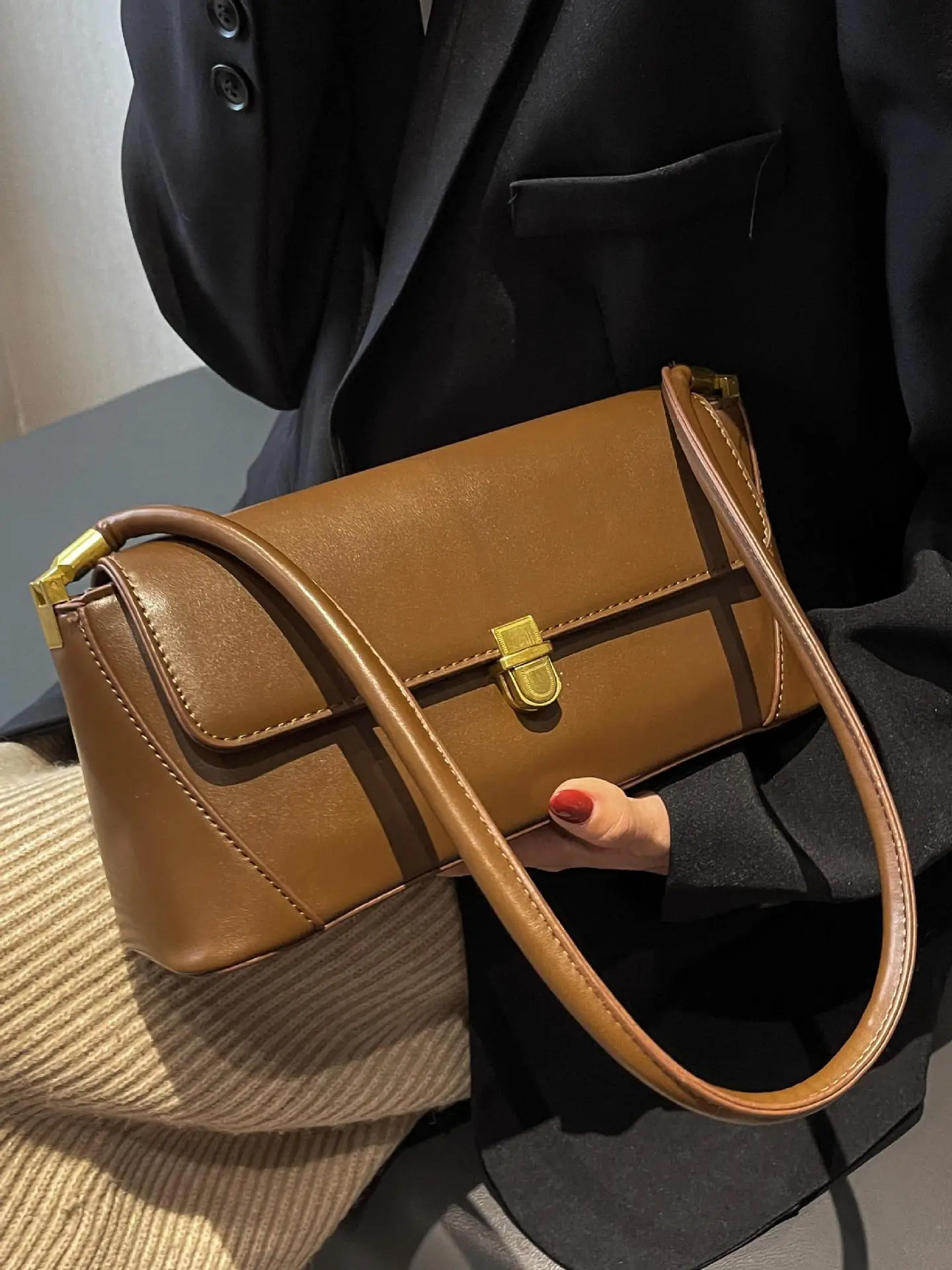 White French Style Shoulder Bag for Women 2024 - Image 5