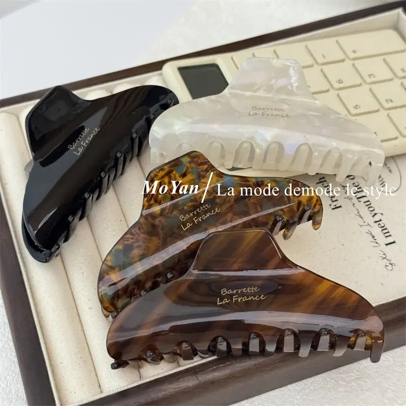 Elegant Acetic Acid Hair Clip for Women — feature 13