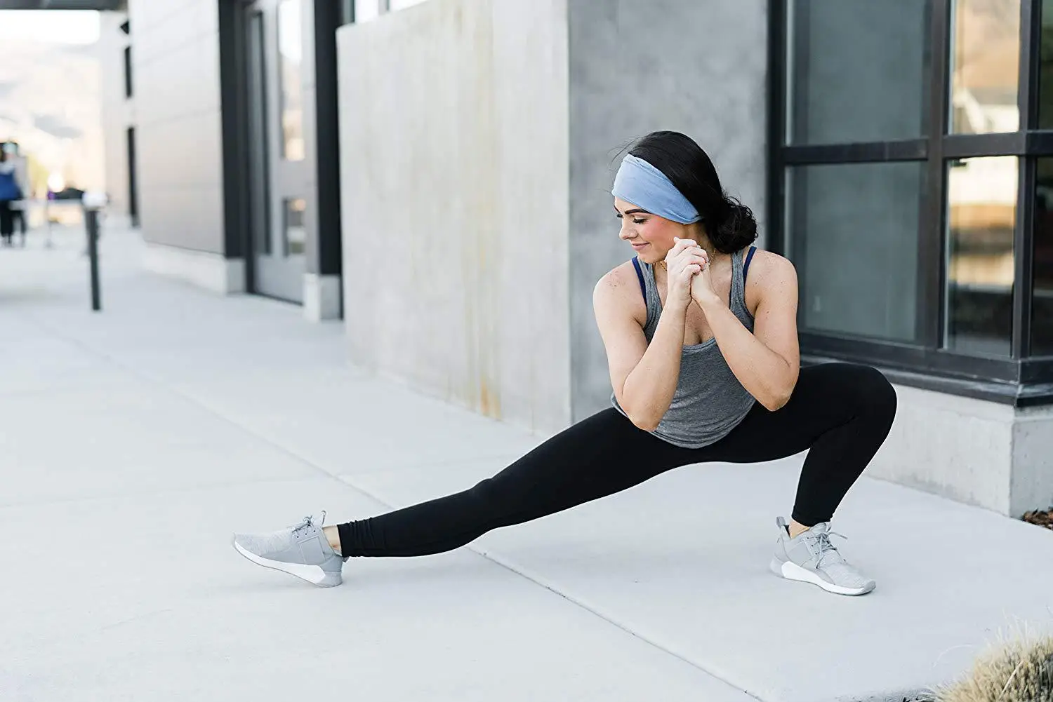 Green Yoga Headband for Women, Sweat-Resistant, Breathable, Elastic Fit — feature 6