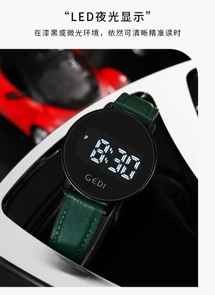 Goldie Digital Watch with HD Display & Quartz Movement — feature 11