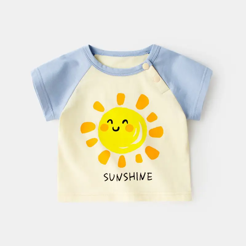 Doodle Kids Summer T-Shirt Light Green Boys