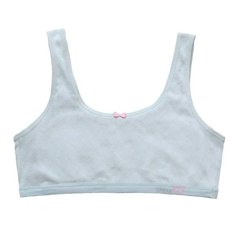 Anfeiya girls' vest development period primary school students wear anti-bump less girls' underwear children's bra
