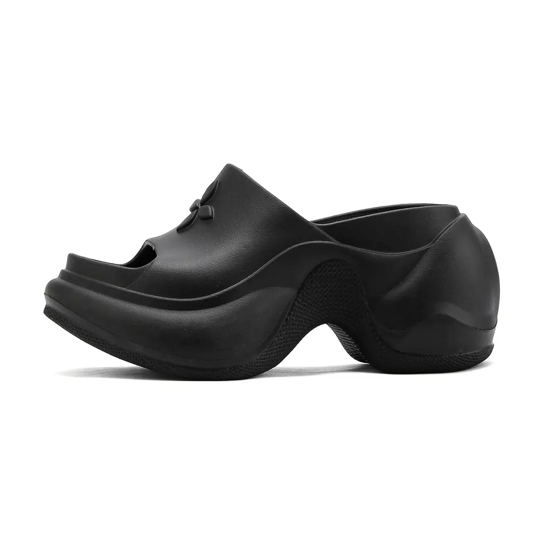 Thick-Soled Slippers for Women, European and American Style, Trendy Eva Soft-Soled, Internet Celebrity Style, High-Heeled, One-Strap Sandals, Cross-Border Comfortable