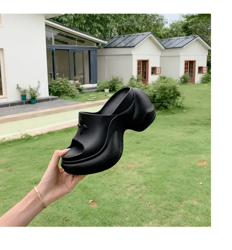 Thick-Soled Slippers for Women, European and American Style, Trendy Eva Soft-Soled, Internet Celebrity Style, High-Heeled, One-Strap Sandals, Cross-Border Comfortable — feature 31