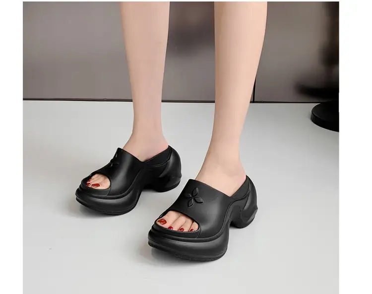 Thick-Soled Slippers for Women, European and American Style, Trendy Eva Soft-Soled, Internet Celebrity Style, High-Heeled, One-Strap Sandals, Cross-Border Comfortable — feature 39