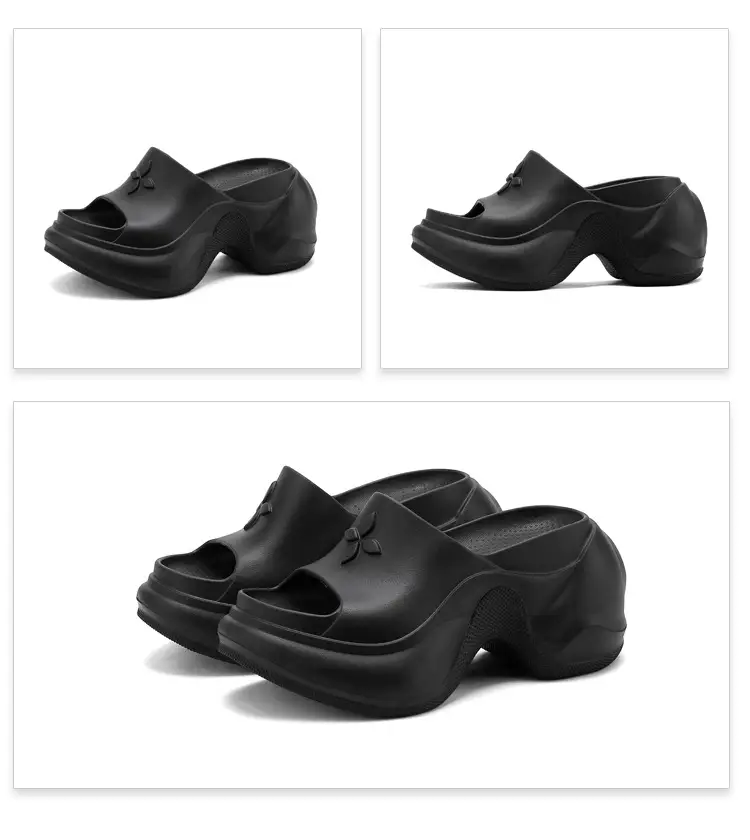 Thick-Soled Slippers for Women, European and American Style, Trendy Eva Soft-Soled, Internet Celebrity Style, High-Heeled, One-Strap Sandals, Cross-Border Comfortable — feature 42