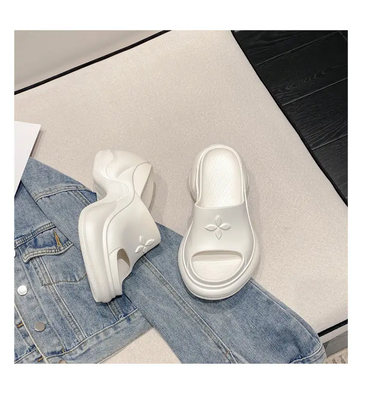 Thick-Soled Slippers for Women, European and American Style, Trendy Eva Soft-Soled, Internet Celebrity Style, High-Heeled, One-Strap Sandals, Cross-Border Comfortable — feature 47