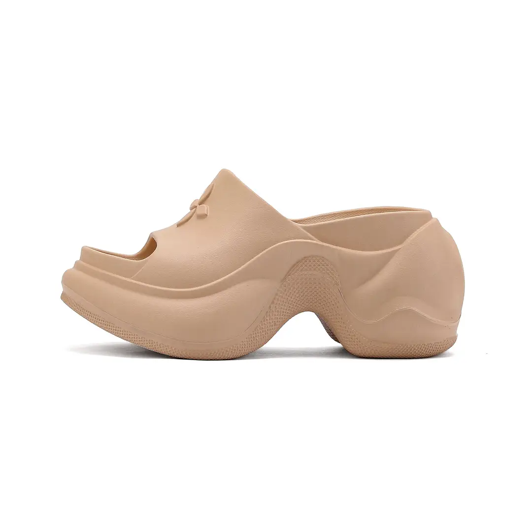 Thick-Soled Slippers for Women, European and American Style, Trendy Eva Soft-Soled, Internet Celebrity Style, High-Heeled, One-Strap Sandals, Cross-Border Comfortable