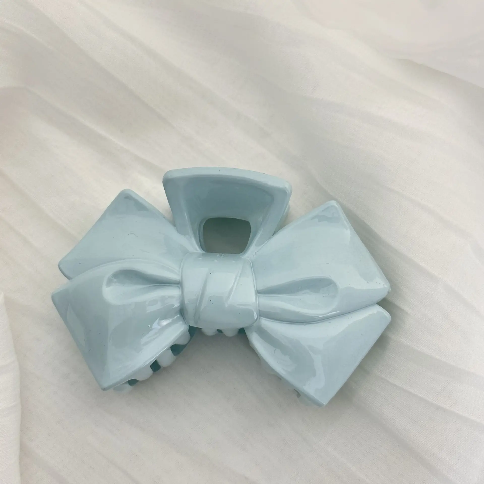 Cream Blue Jelly Starfish Hair Clip Large - Image 4