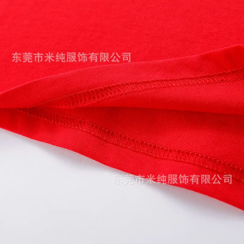 Blue Cotton T-shirt for Kids Boys Girls Loose Summer Top - Image 15