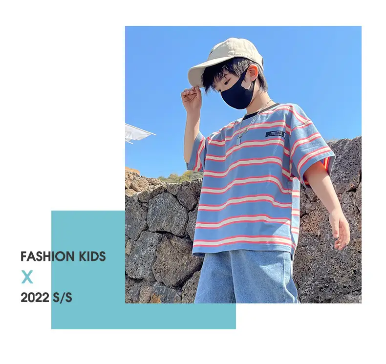 Boys Denim Polo Shirt Summer Suit Medium Large 2024 — feature 13
