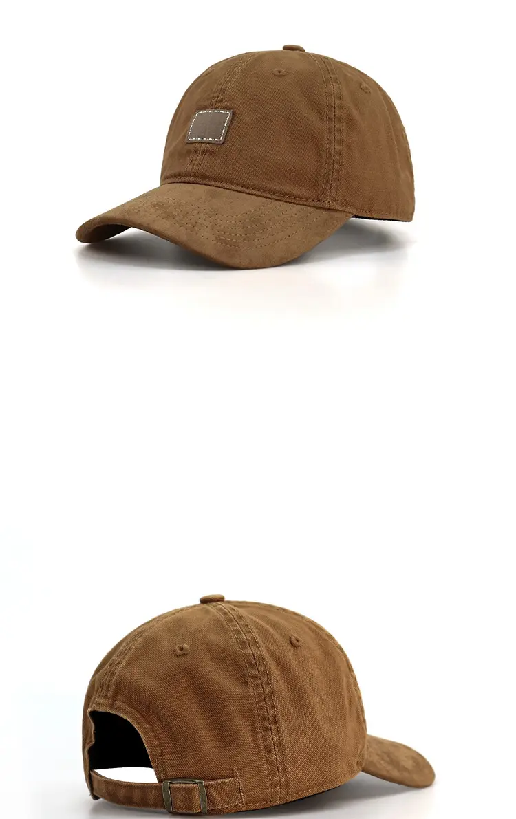 Green Leather Baseball Cap for Men Women Summer — feature 6