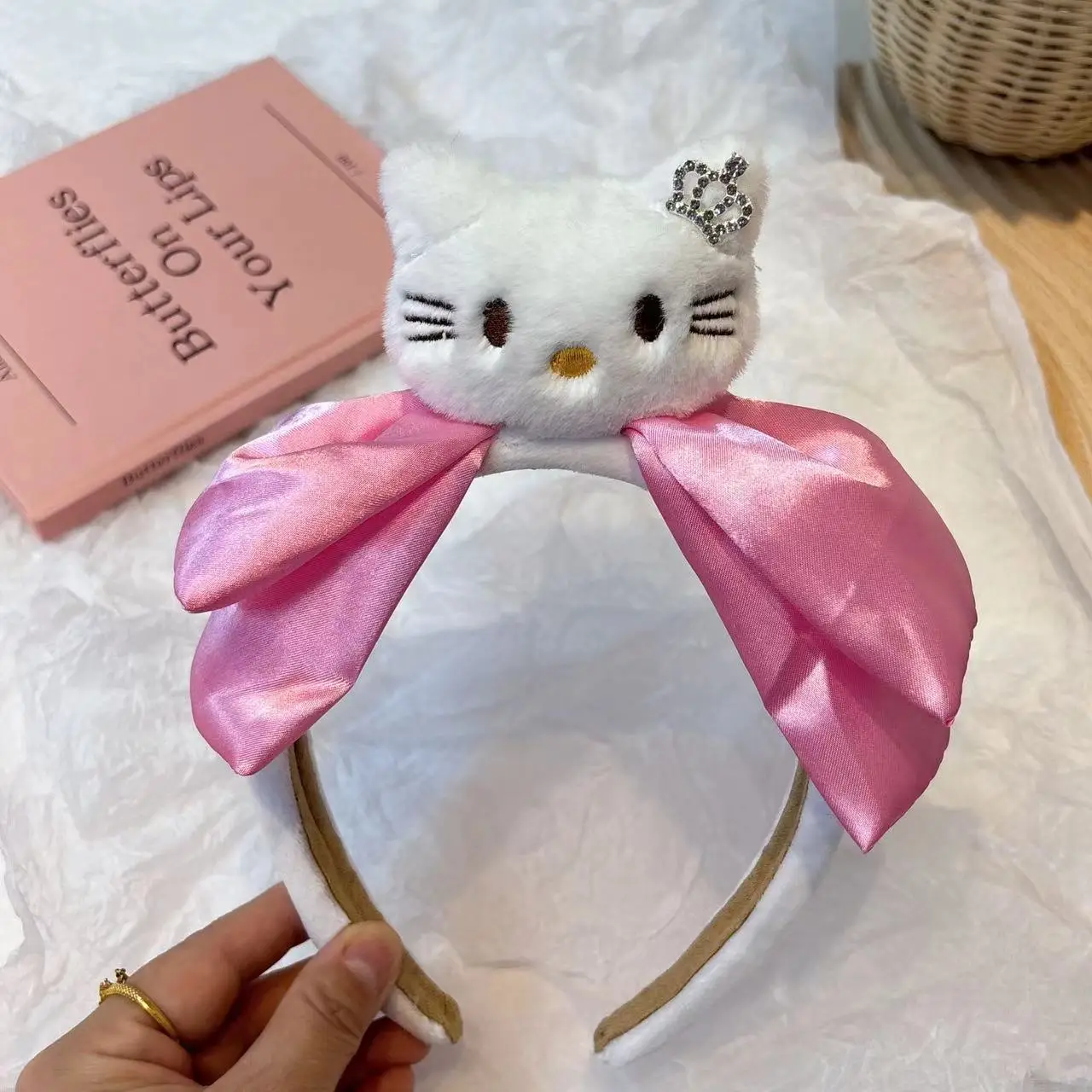 Crown-White KT White Hair Hoop