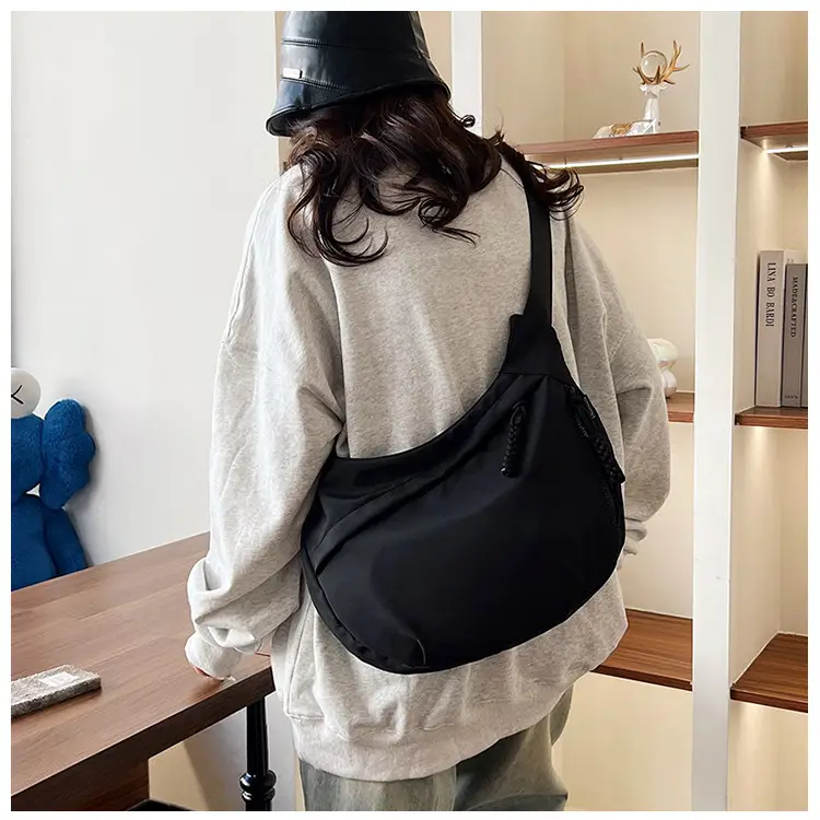 Women's Messenger Bag Red Black White Large Capacity — feature 14