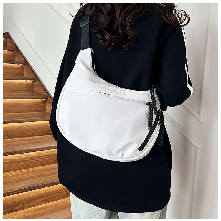 Women's Messenger Bag Red Black White Large Capacity — feature 18