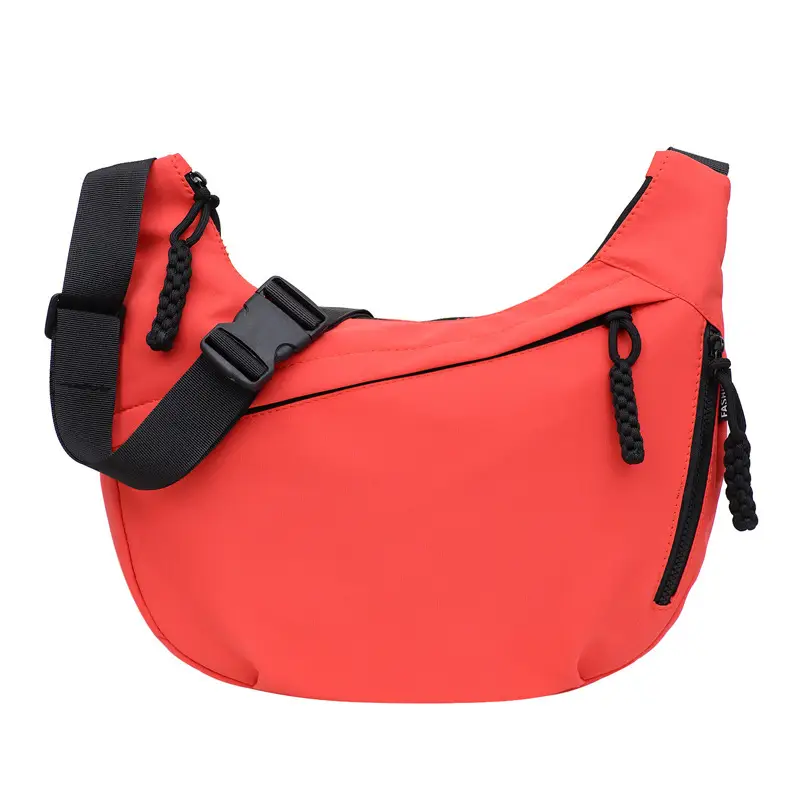 Women's Messenger Bag Red Black White Large Capacity - Image 4