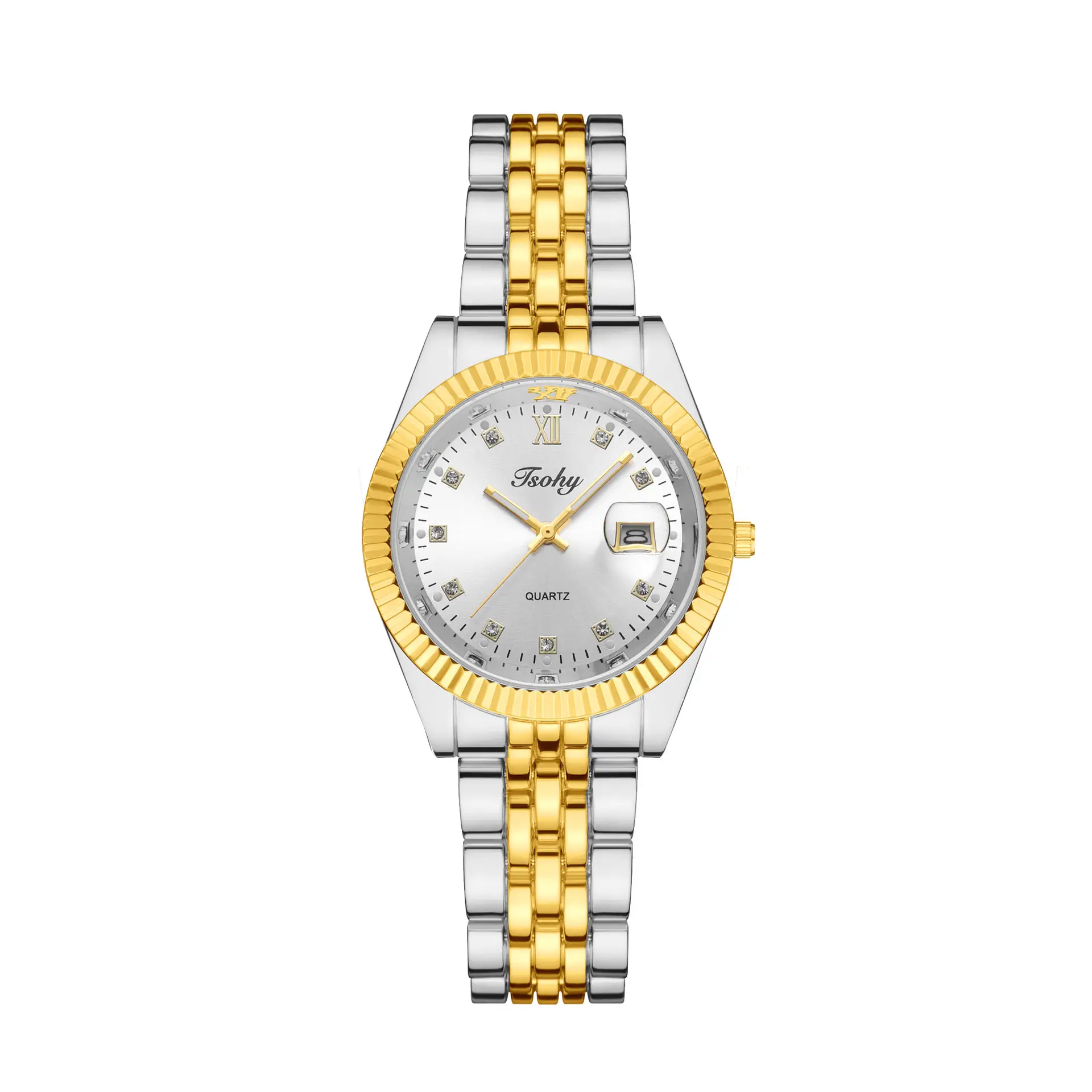 Fashion Gold Silver Quartz Women's Watch - Image 4