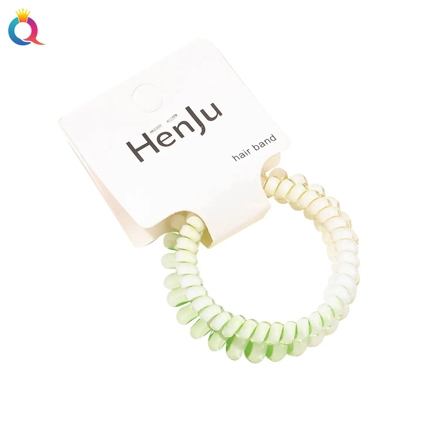 Qiyue Hair Ring Gradient Color Ponytail Rope Set - Image 8