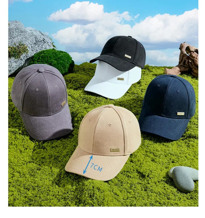 2025 Spring Sun Hat Cotton Brushed Large Black — feature 13