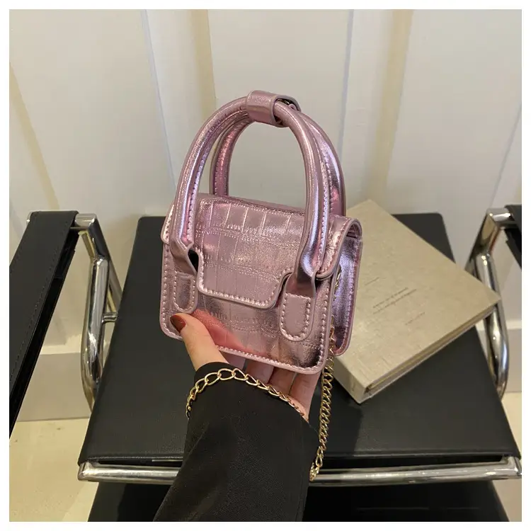 Pink Korean Style Crossbody Bag for Women - Image 2