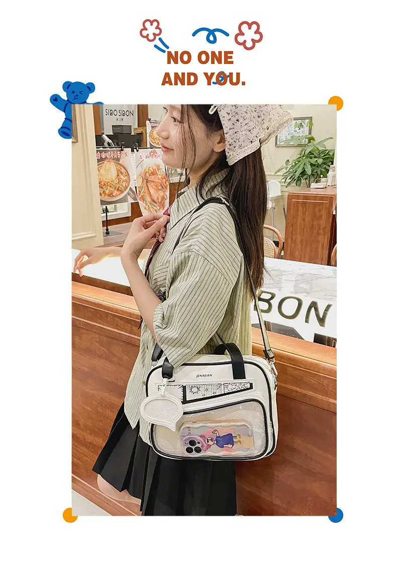 Japanese Small Crossbody Bag for Girls Students Multi Color — feature 1