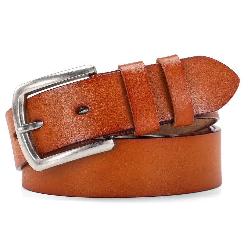 New Men's Antique Leather Buckle Belt Foreign Trade