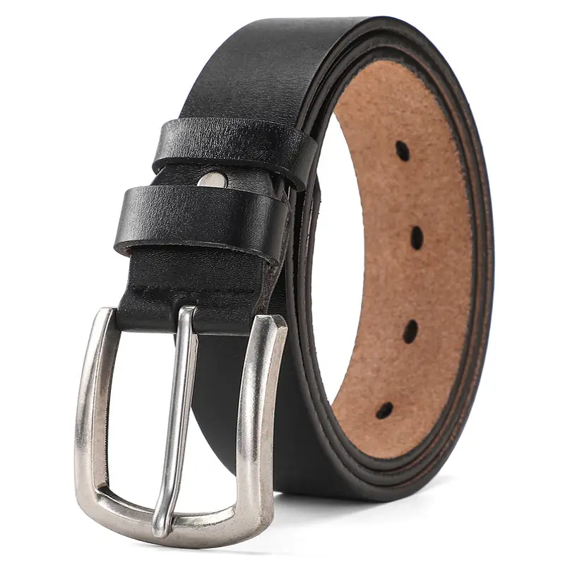New Men's Antique Leather Buckle Belt Foreign Trade — feature 11