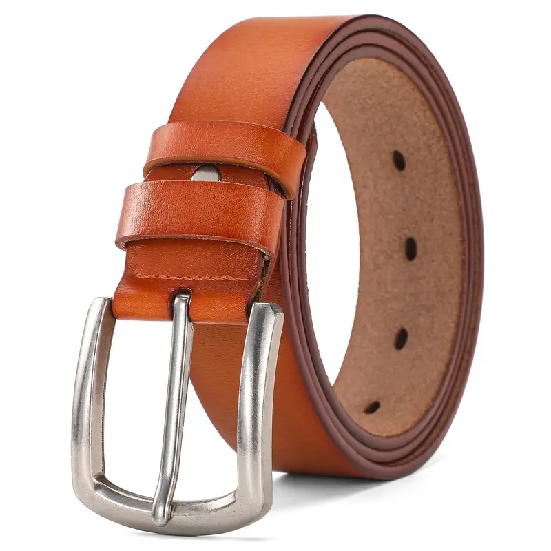 New Men's Antique Leather Buckle Belt Foreign Trade