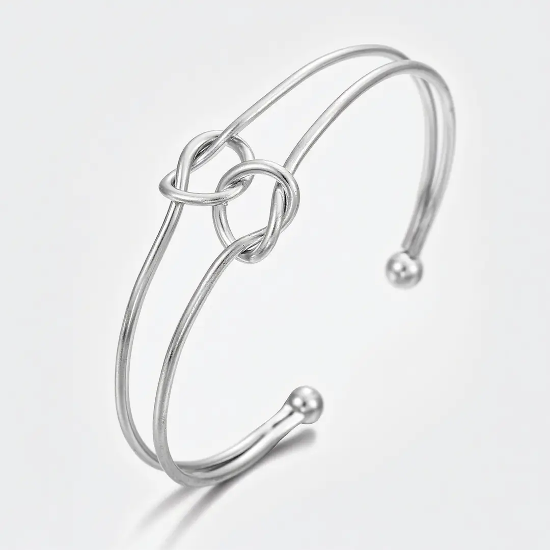 European and American fashion bracelet minimalist personality multi-layer hollow open arm ring sand chain pattern bracelet cross bracelet