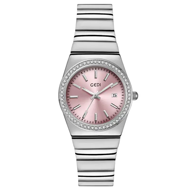 Goldie Light Luxury Steel Band Watch Women's Waterproof Quartz - Image 9
