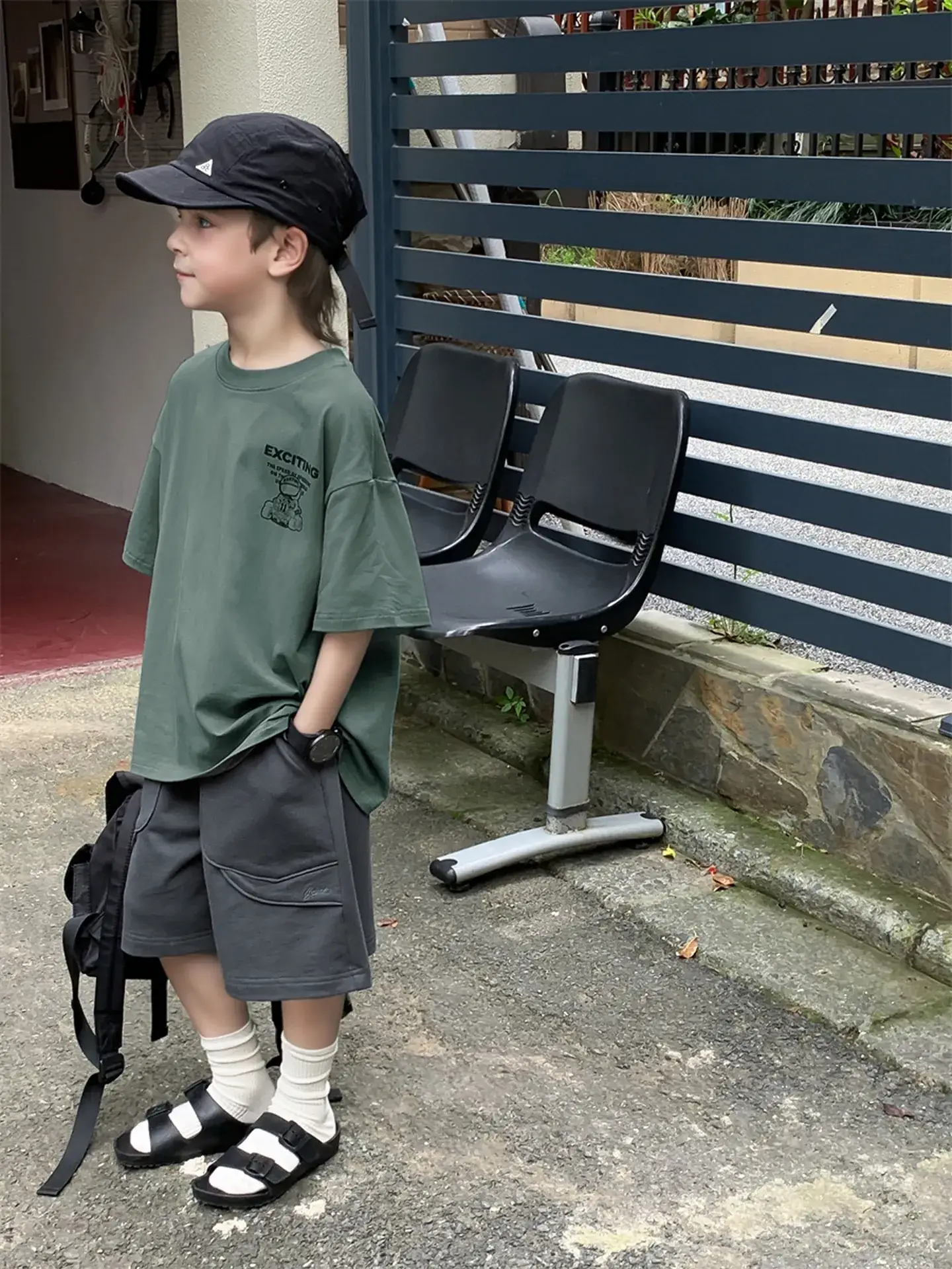 2024 Boys Summer Crewneck T-Shirt Short Sleeve Korean Style - Image 6