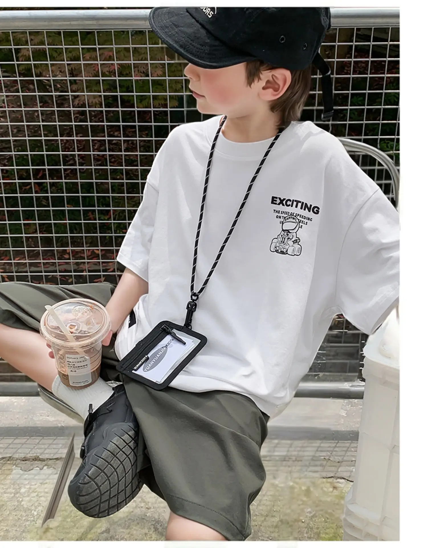 2024 Boys Summer Crewneck T-Shirt Short Sleeve Korean Style — feature 10