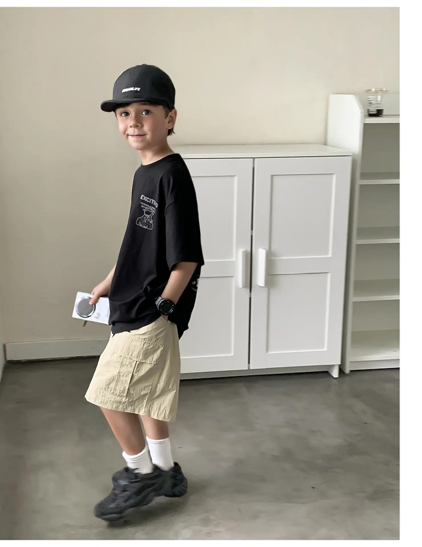 2024 Boys Summer Crewneck T-Shirt Short Sleeve Korean Style — feature 13