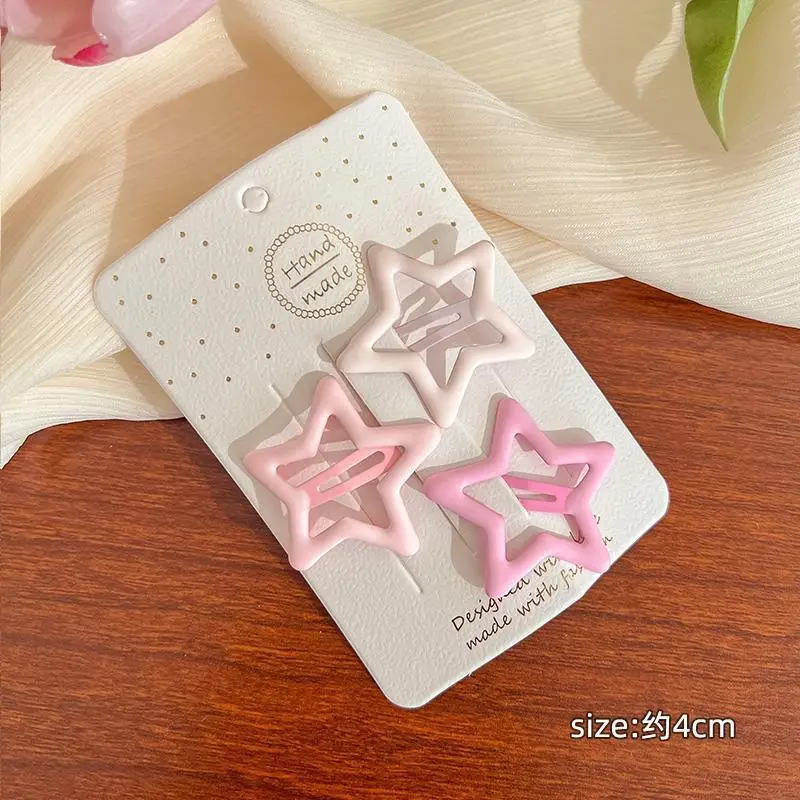 Cute Star Small Hairpin Women's 2024 New Side Bangs Clip - Image 27