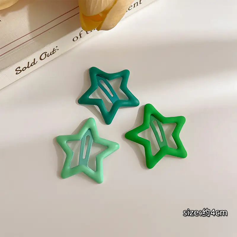Cute Star Small Hairpin Women's 2024 New Side Bangs Clip - Image 39