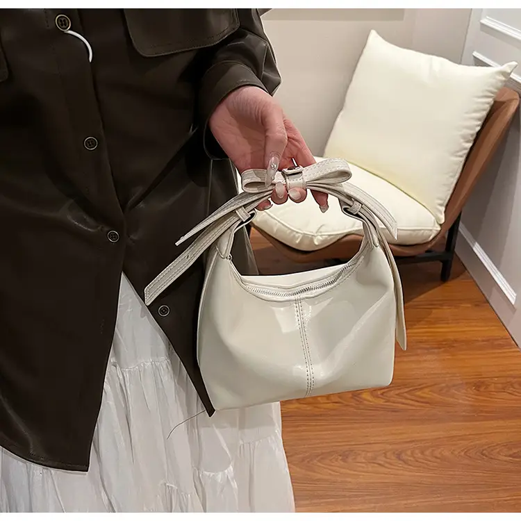 Silver Bucket Bag Women 2024 Casual Shoulder Crossbody — feature 16