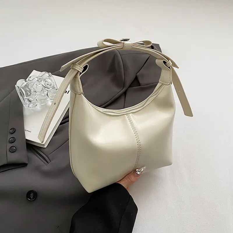Silver Bucket Bag Women 2024 Casual Shoulder Crossbody - Image 3