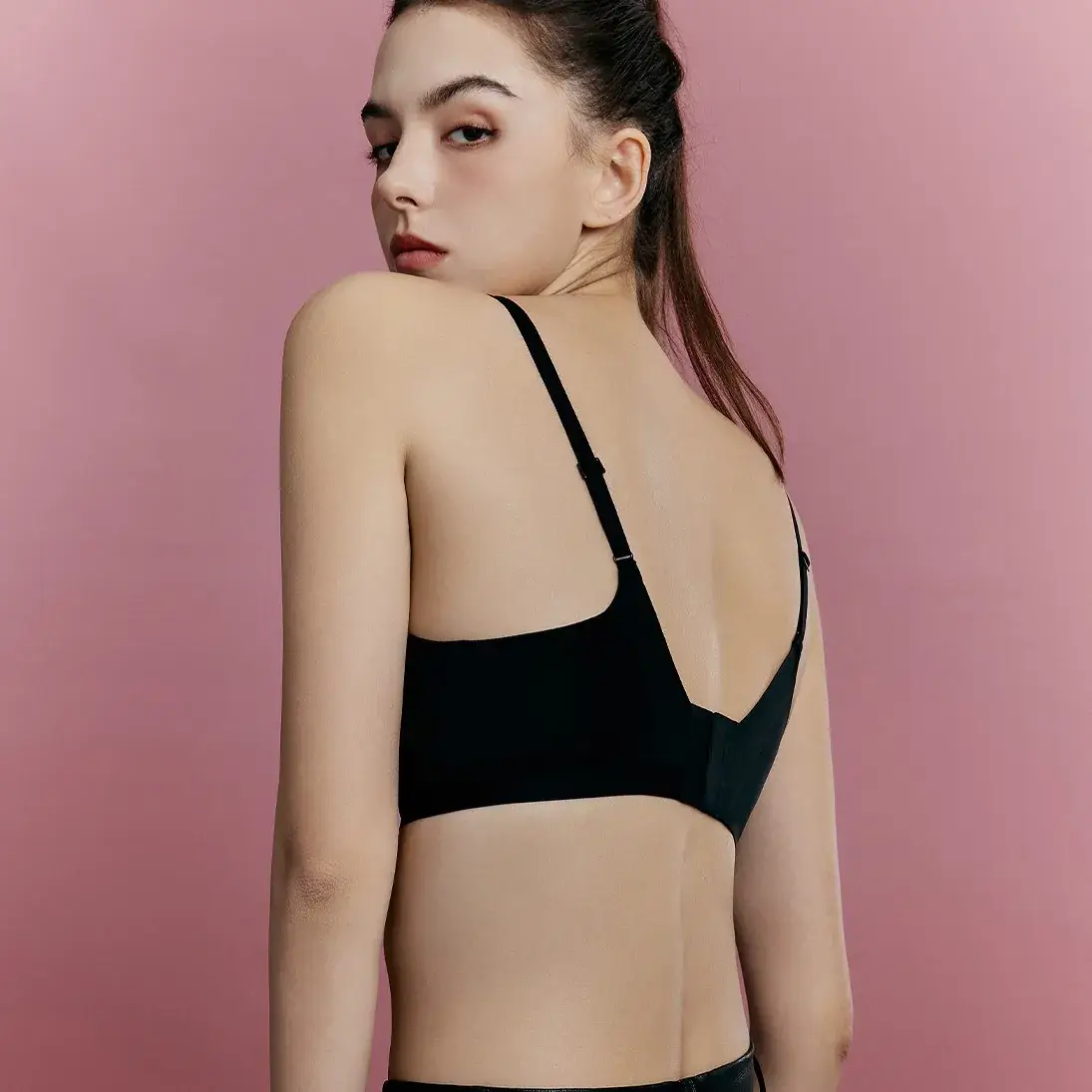 Traceless Big Chest Small Underwear Women's Gathering - Image 8