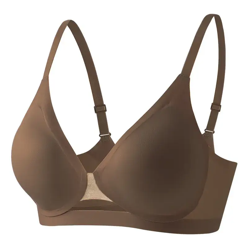 Traceless Big Chest Small Underwear Women's Gathering - Image 4