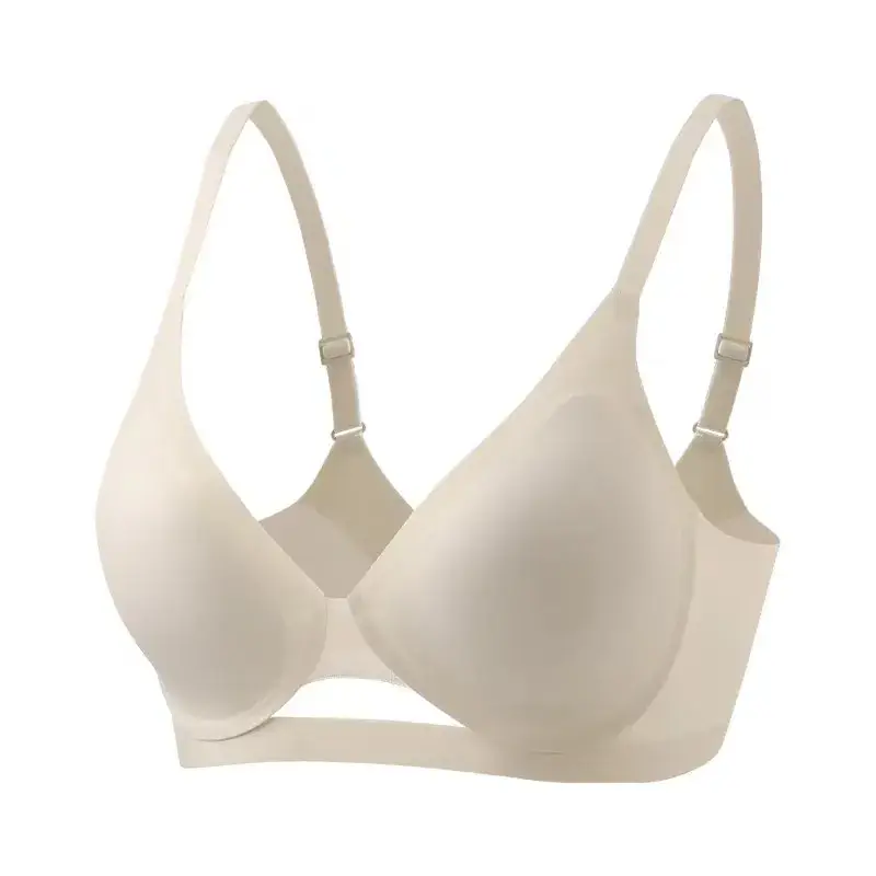 Traceless Big Chest Small Underwear Women's Gathering - Image 5