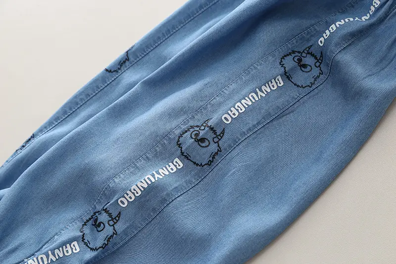 Children's Light Blue Summer T-Shirt Shorts Set — feature 14