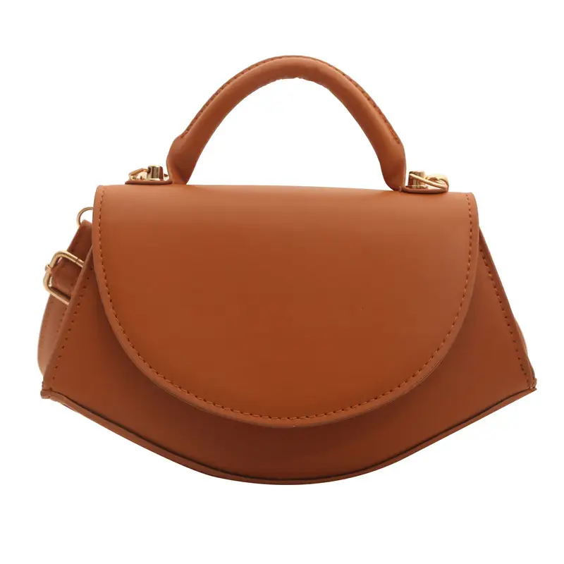 Women's Fan-Shaped White Shoulder Crossbody Bag - Image 11